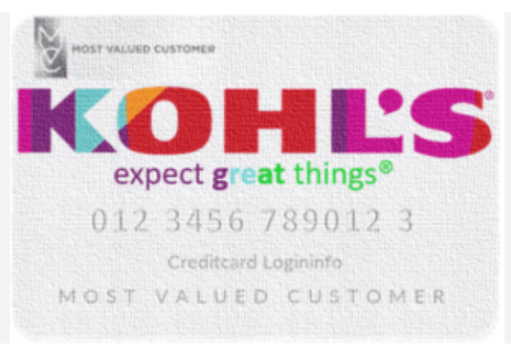 Kohl’s Credit Card Login
